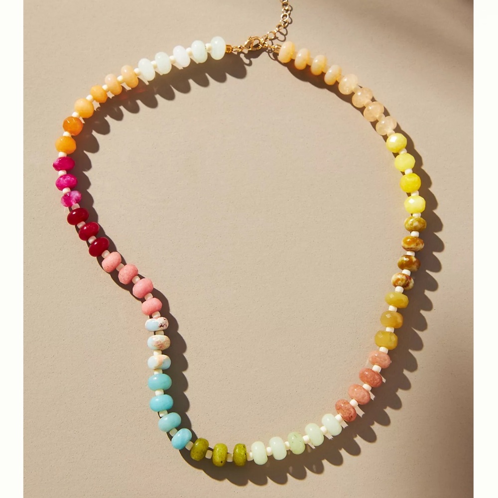 Rainbow Stone Necklace